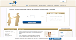 Desktop Screenshot of makler-scout.com